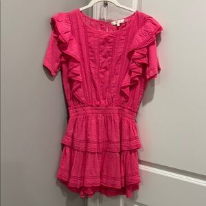 LoveShackFancy Fuchsia Natasha Dress. Size Small. Perfect! Only worn once.